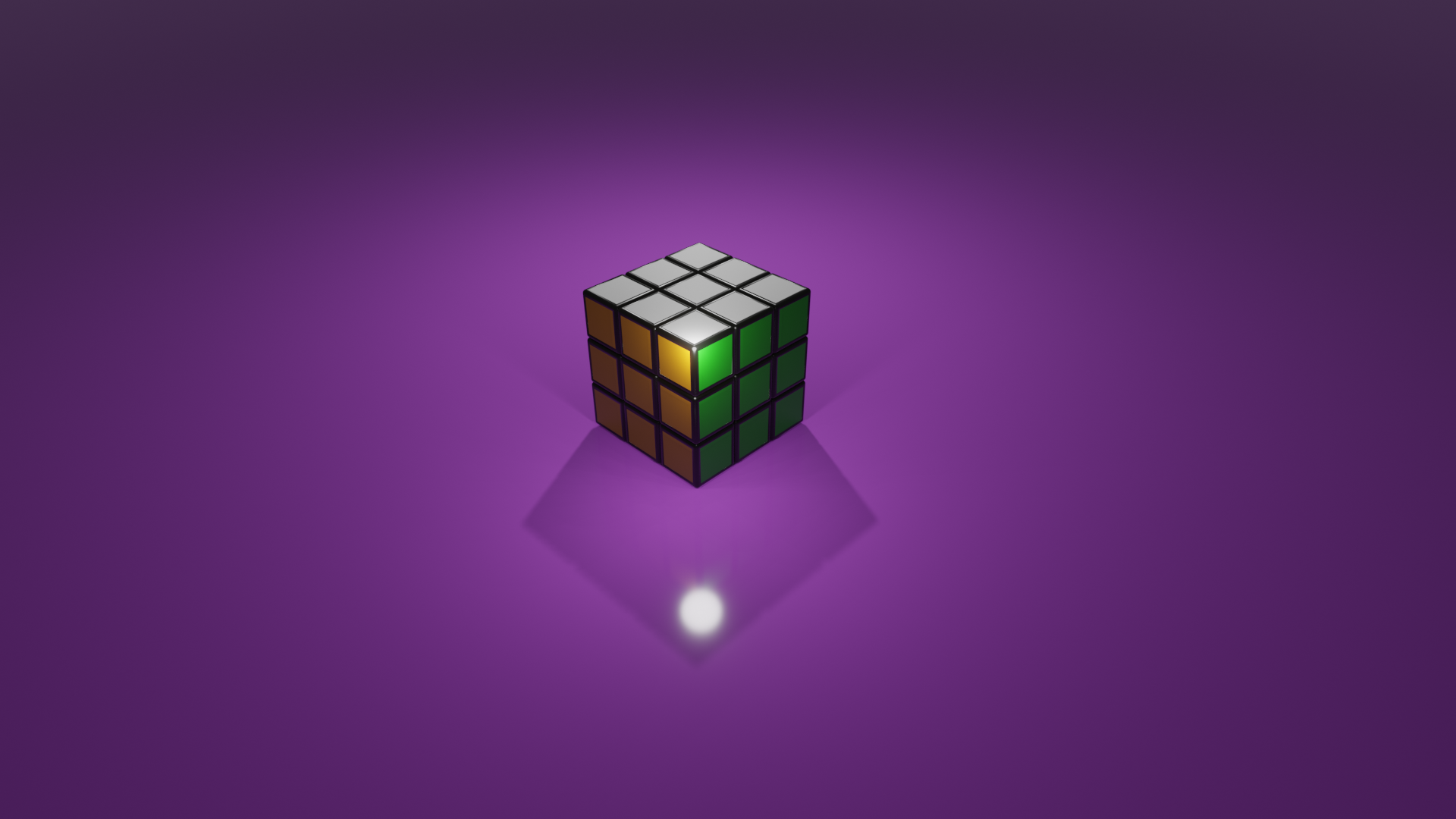 Rubik's Cube Render
